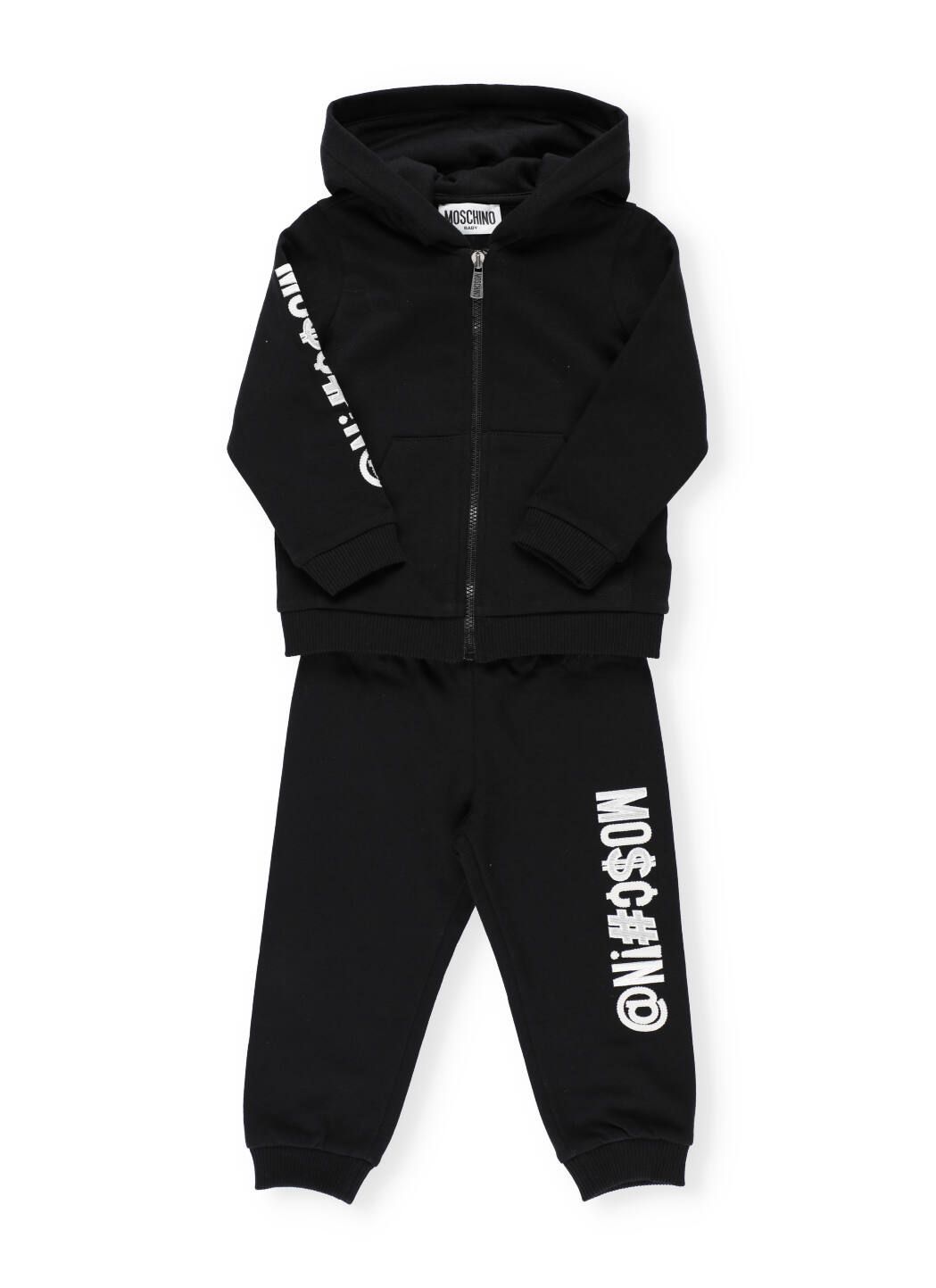 Two-piece tracksuit with embroidered logo