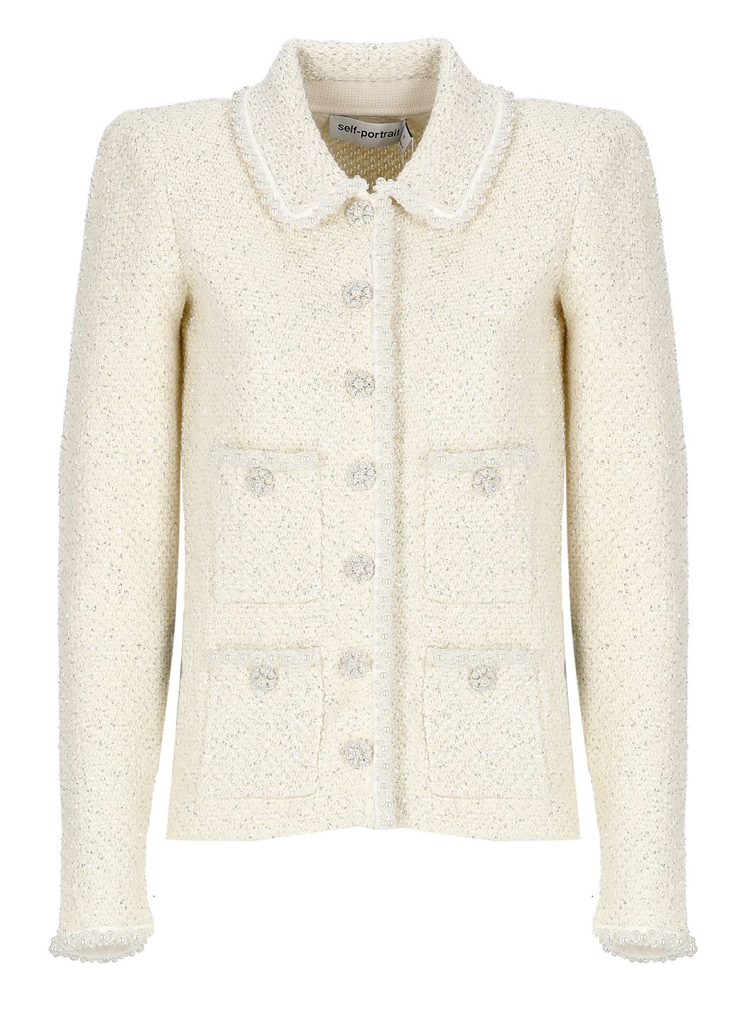 Sequin Knit Pearl cardigan