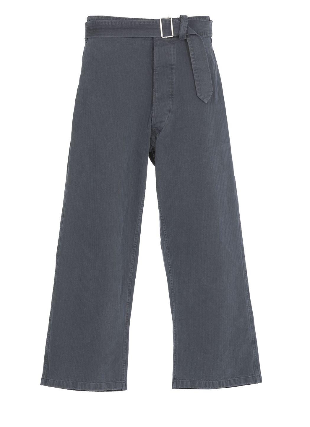 Oversize herringbone trousers
