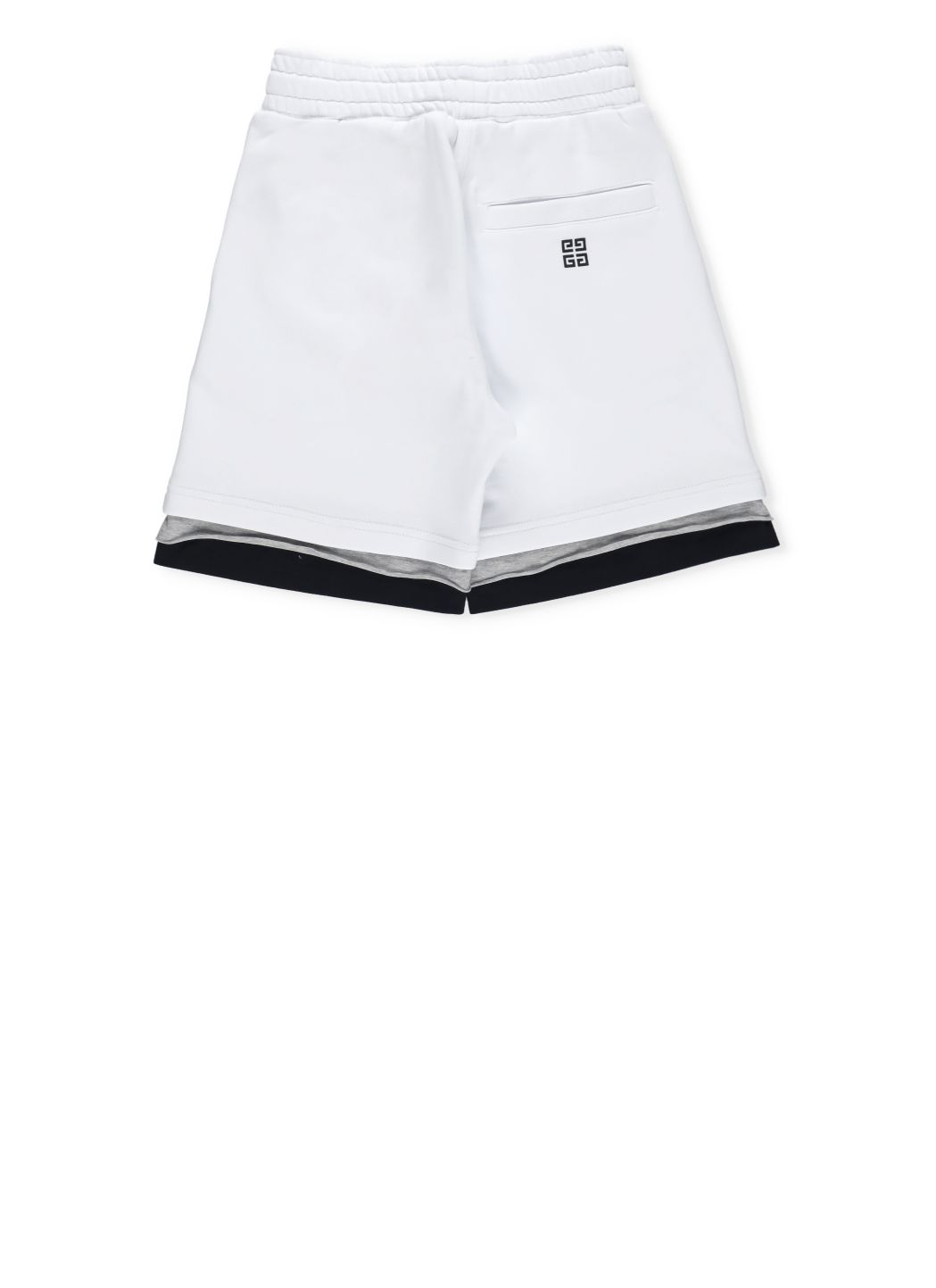 Cotton bermuda shorts with logo