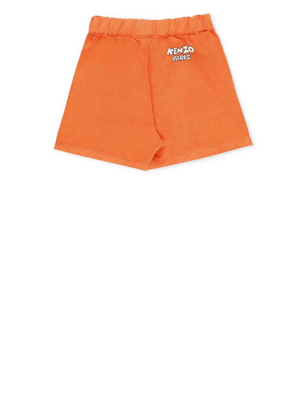 Cotton and linen shorts