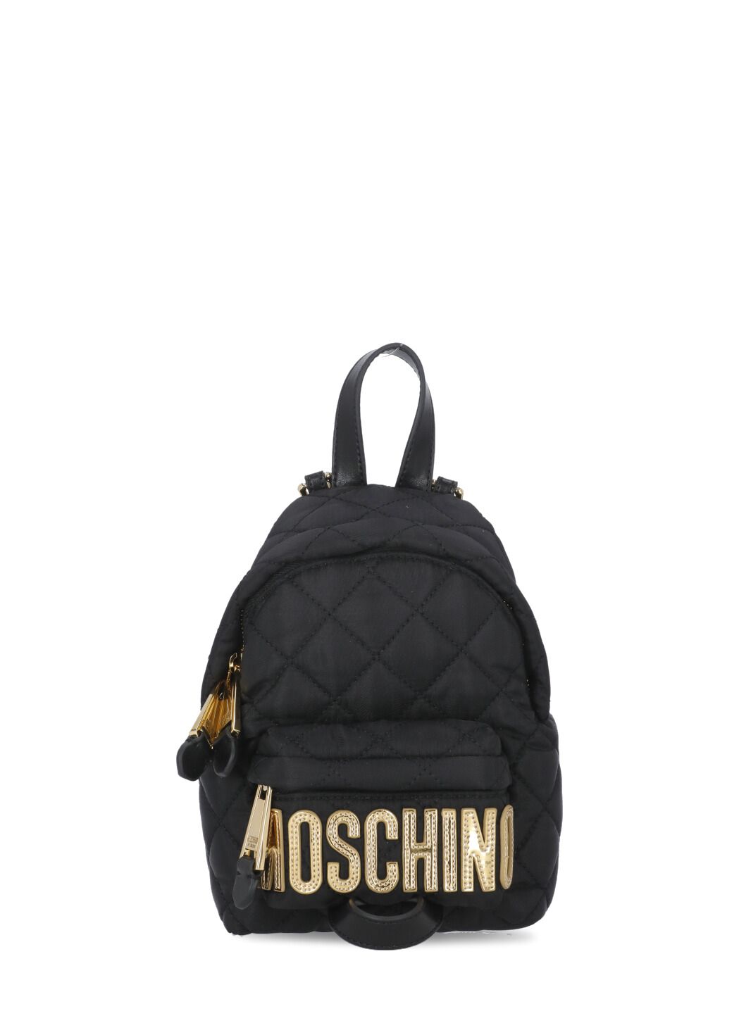 Mini quilted backpack with logo