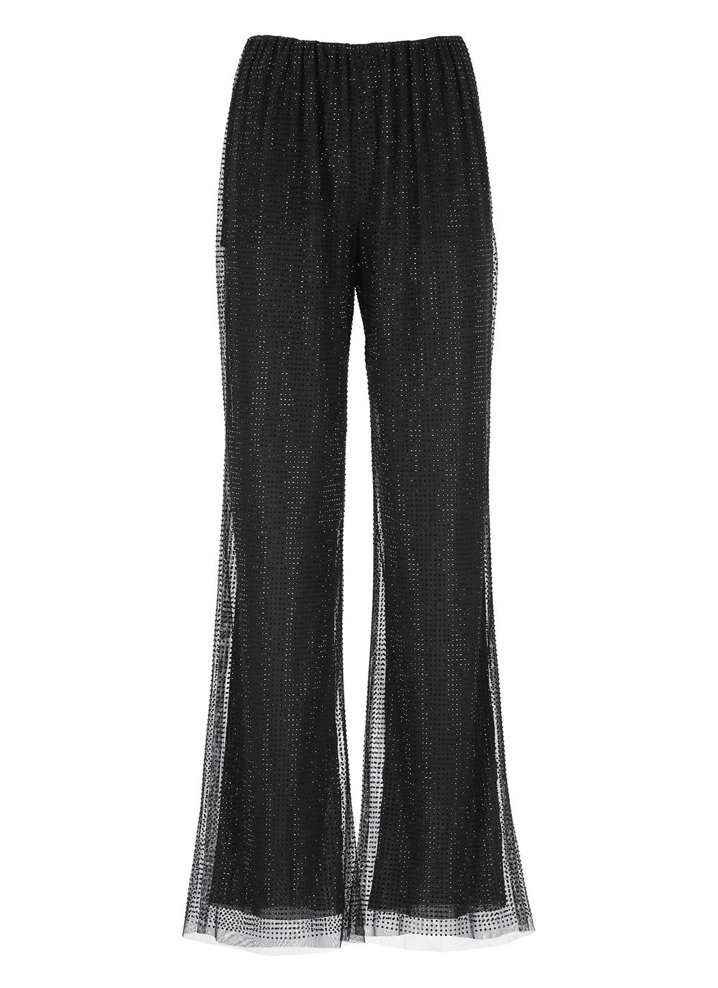 Trousers with strass