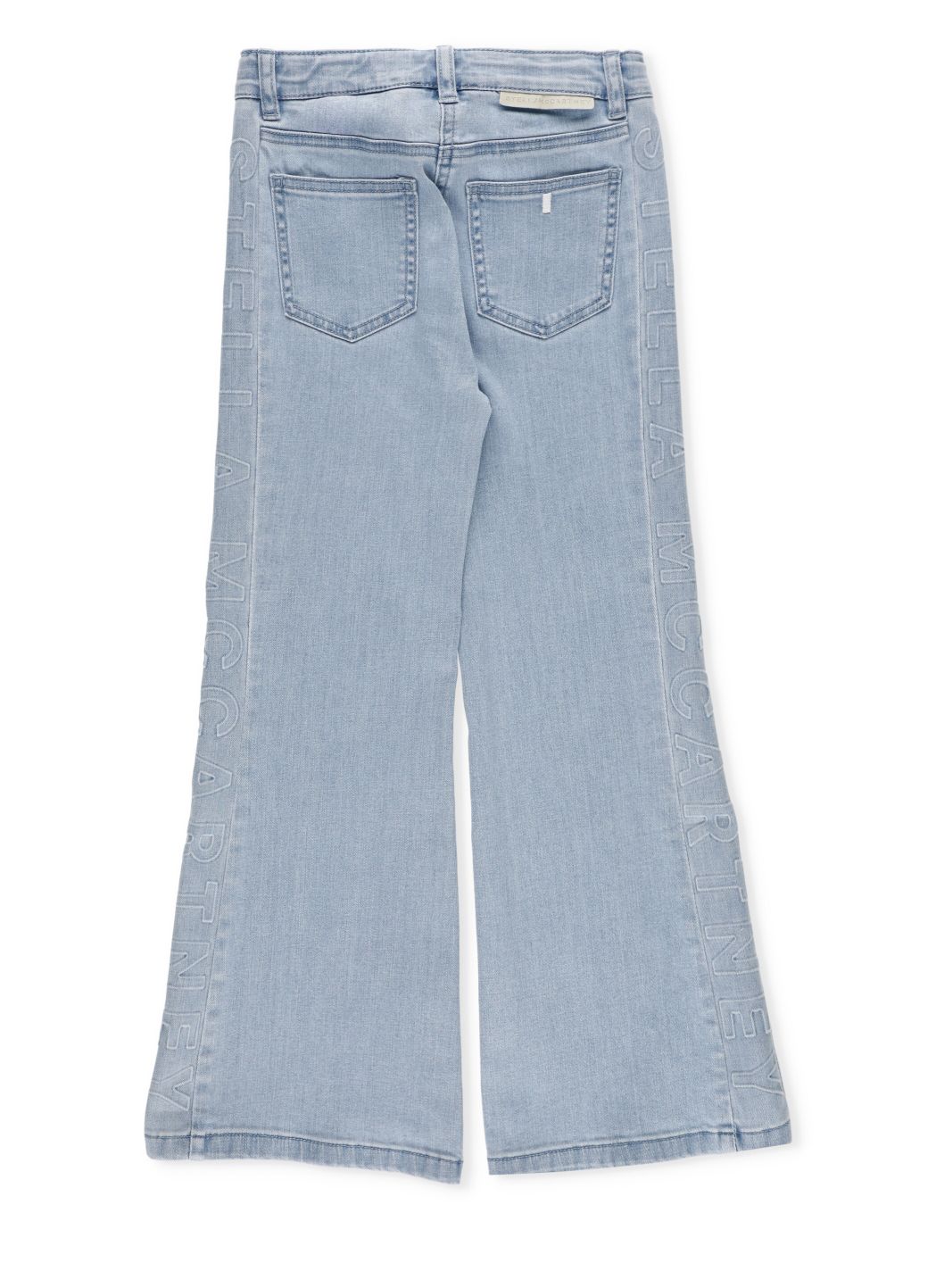 Cotton flared trousers