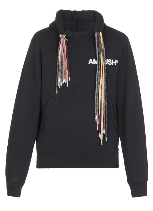 Multicolor drawstring hoodie