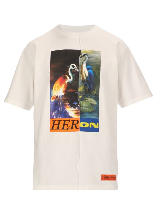 T-shirt Split Light Heron