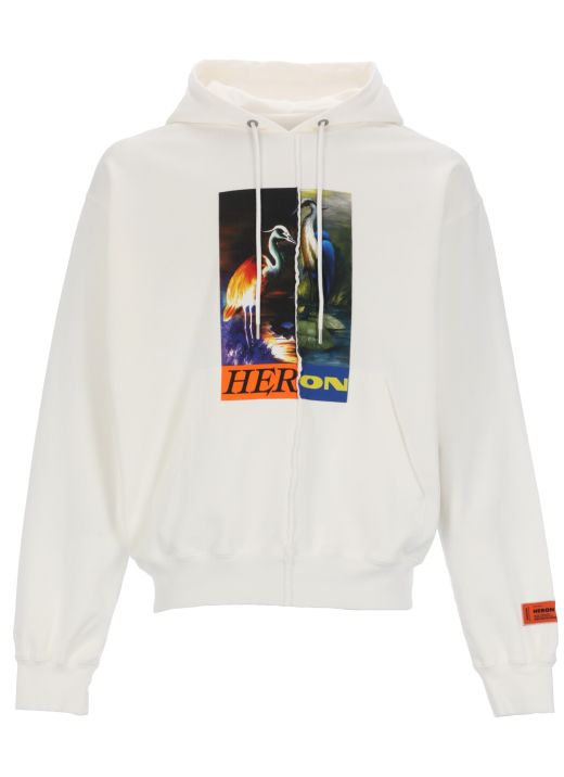 Light Heron Split hoodie