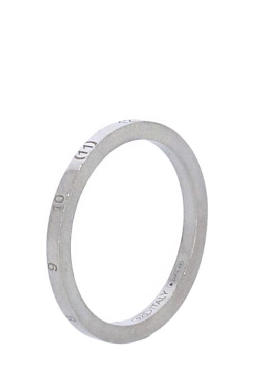 Thin ring with numerical logo