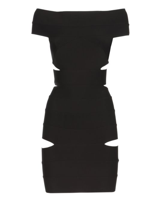 Dress with cut-out details