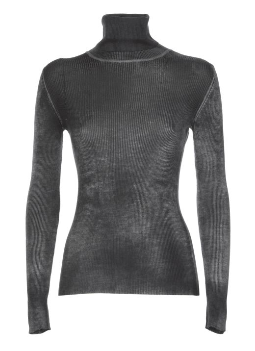 Reversible cashmere sweater
