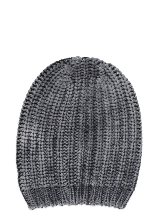Knitted beanie cap