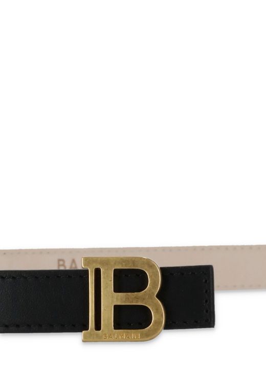 Belt with monogram