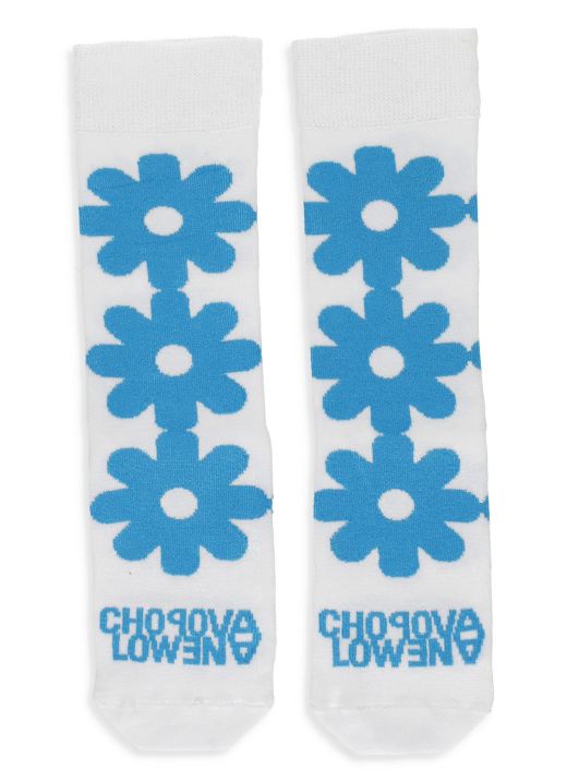 Blue Flower socks