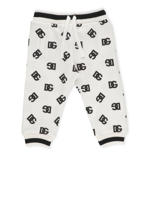 Pants with logo print