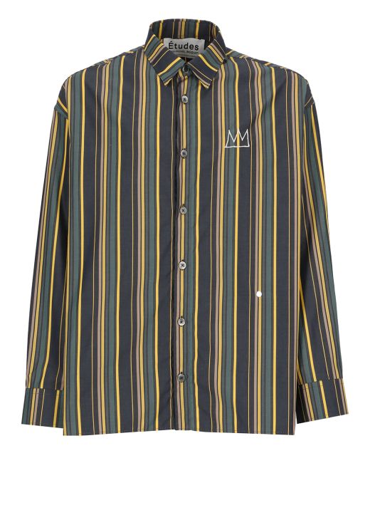 llusion LS Now's The Time Striped shirt