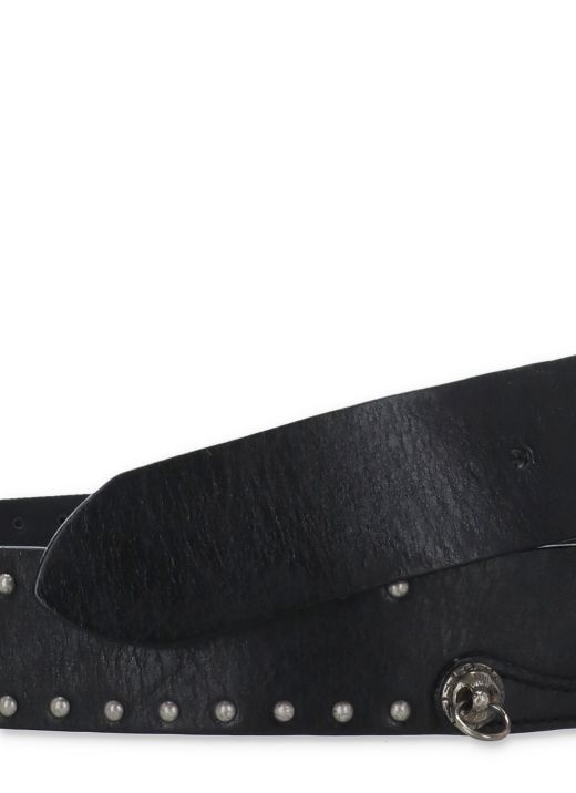 Ssense Uomo Accessori Cinture e bretelle Cinture Black V-Logo Belt 