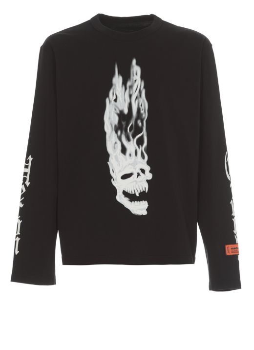 Flaming Skull sweatshirt