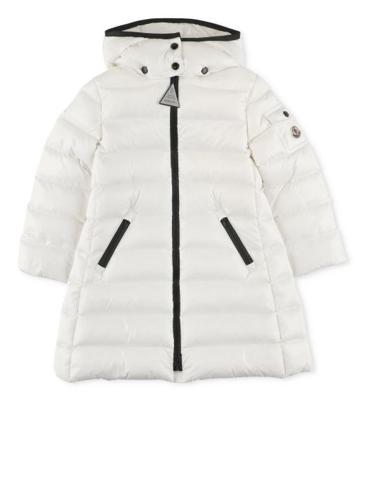 Moka quilted long down jacket