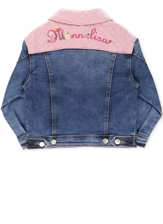 Embroidered jeans jacket