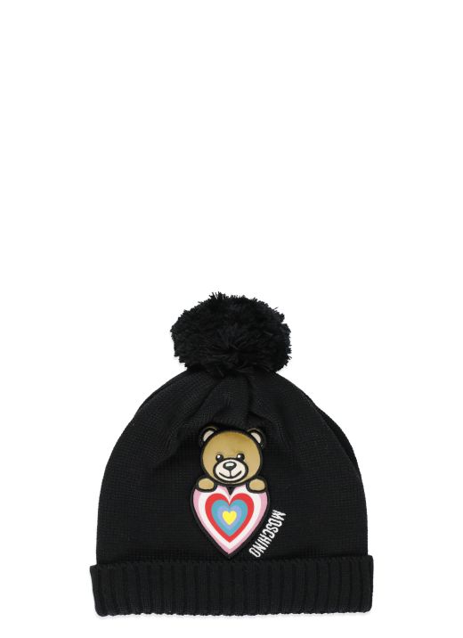 Teddy Bear Heart beanie cap