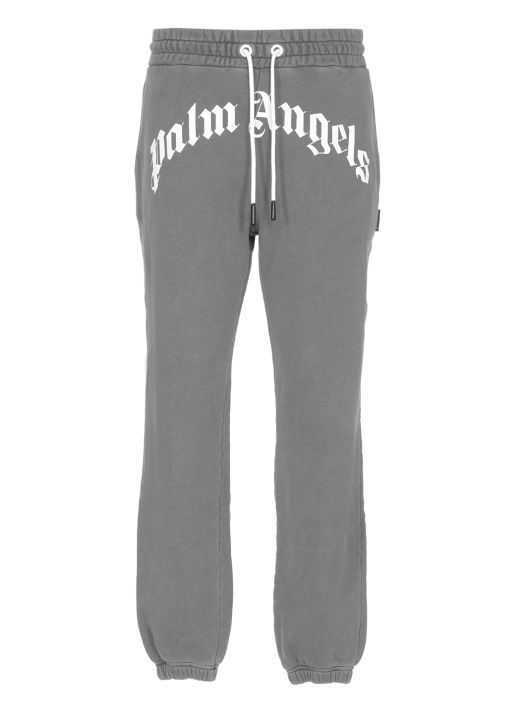 Cotton pants with logo