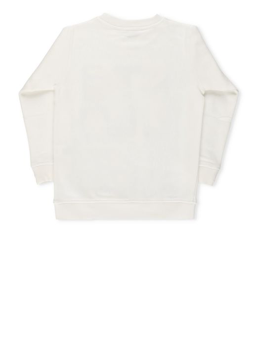 Sweatshirt with abstract print and logo