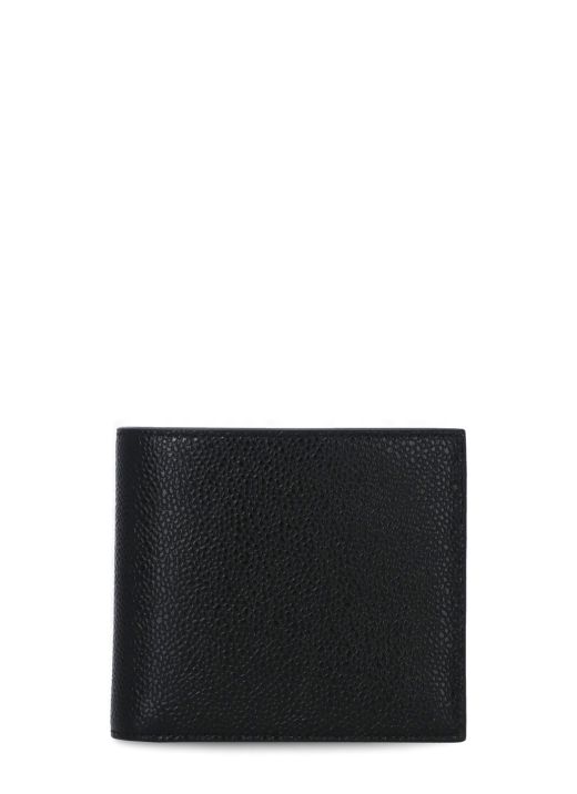 Pebbled leather wallet