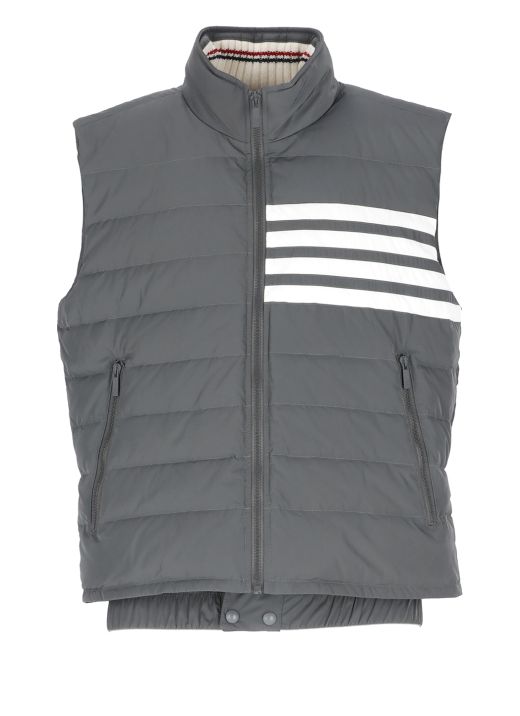 Quilted padded 4 Bars gilet