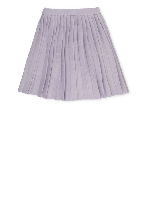 Cotton pleated skirt