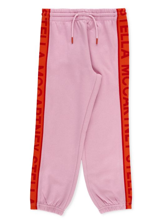 Sweatpants with loged bands