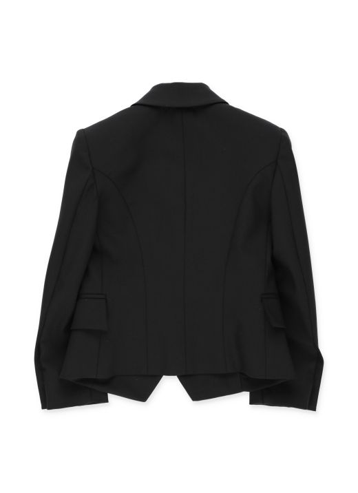 Wool double breasted jacket