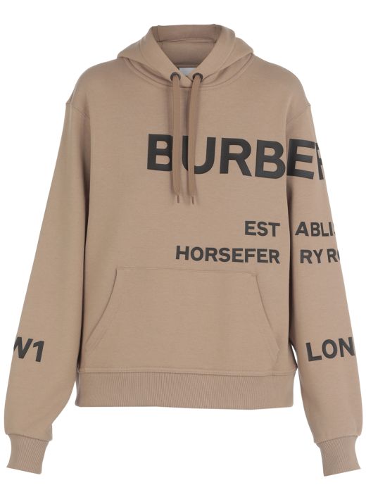 Oversize hoodie with Horseferry print