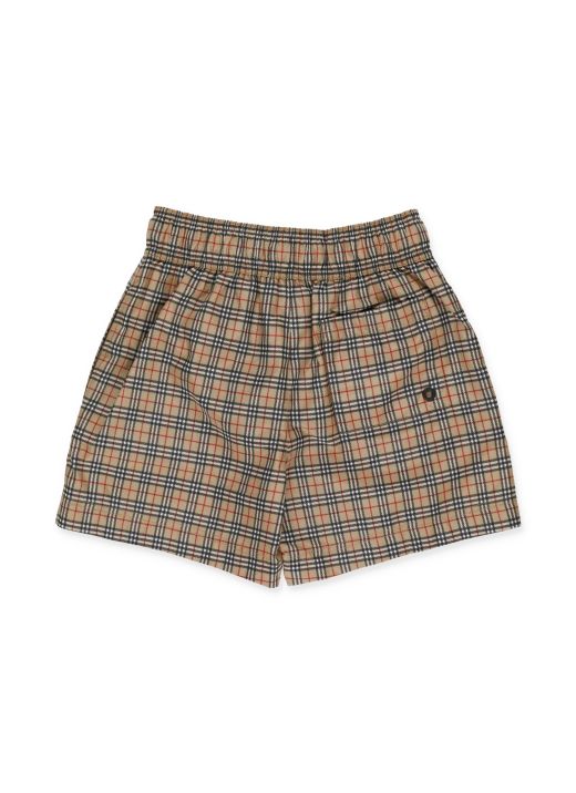 Vintage check bermuda shorts