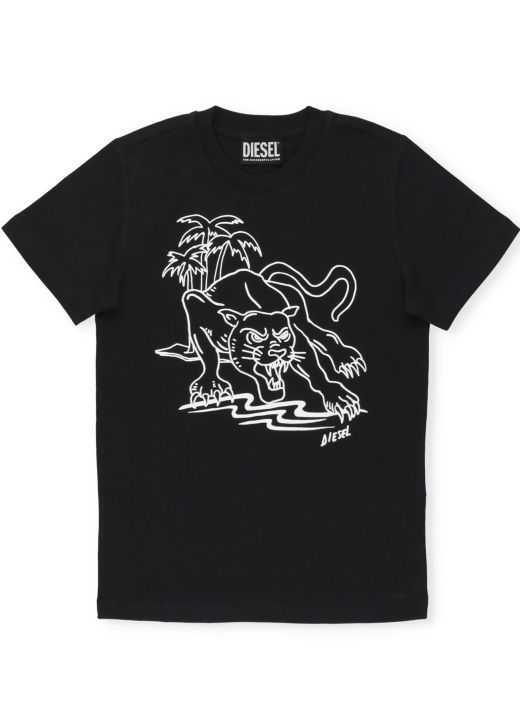 Panther print t-shirt