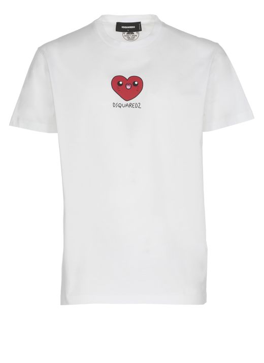 T-shirt con stampa Cuore