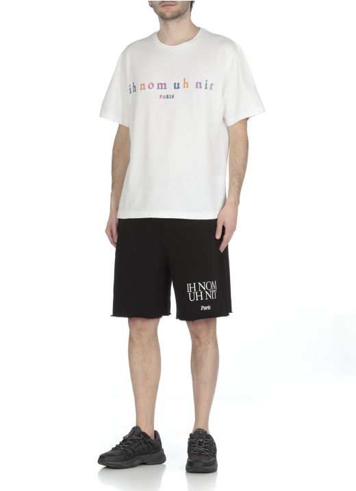 T-shirt con logo rainbow