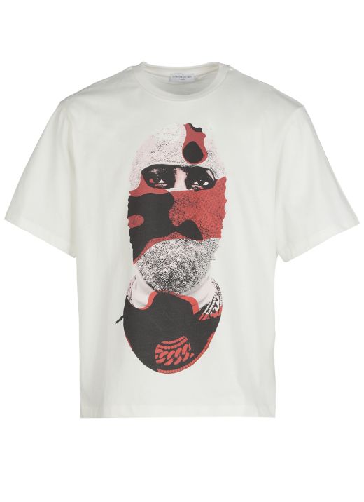 Red Camo Mask On Mask t-shirt