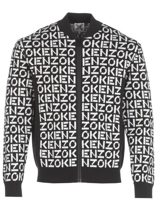 Monogram knitted jacket