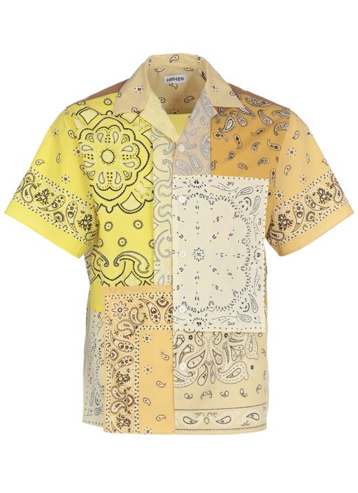 Shirt with patchwork