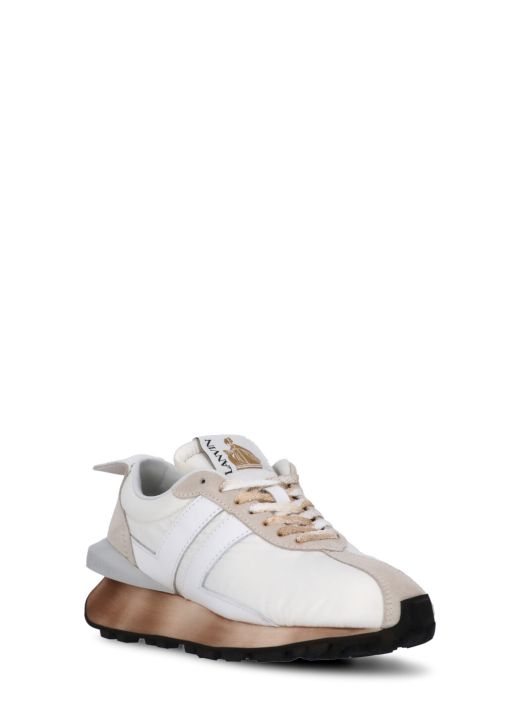 Fabric loged sneakers