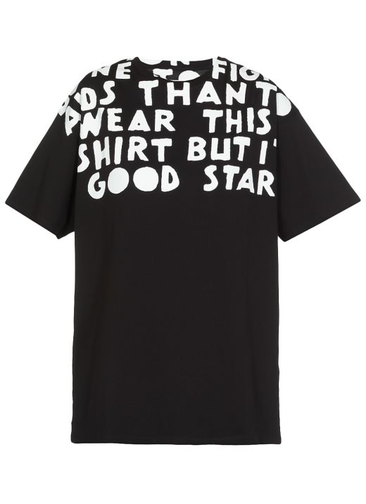 T-shirt con lettering