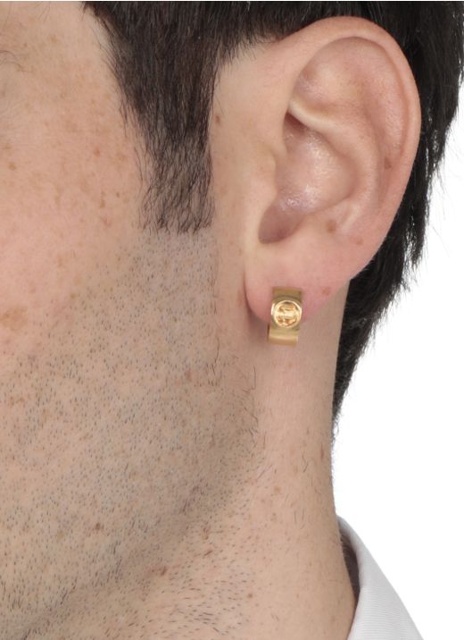 Number logo earrings