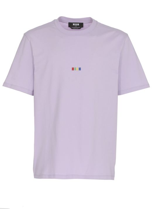 T-shirt with multicolot logo