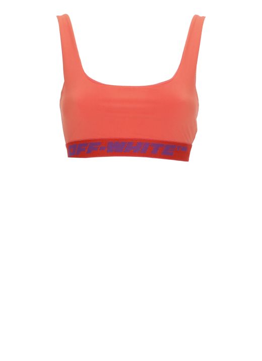 Sports bra with ATHL logo