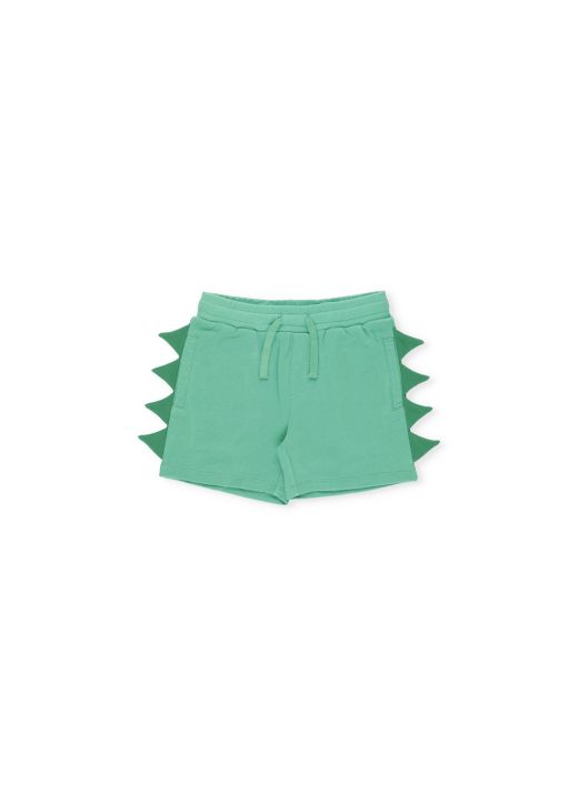 Shorts with crocodile crests