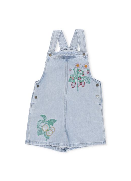 Dungarees with embroideries