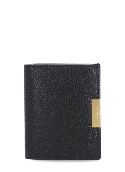 Leather double card holder