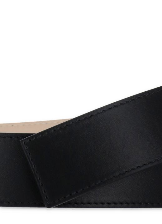 Smooth leather B-belt