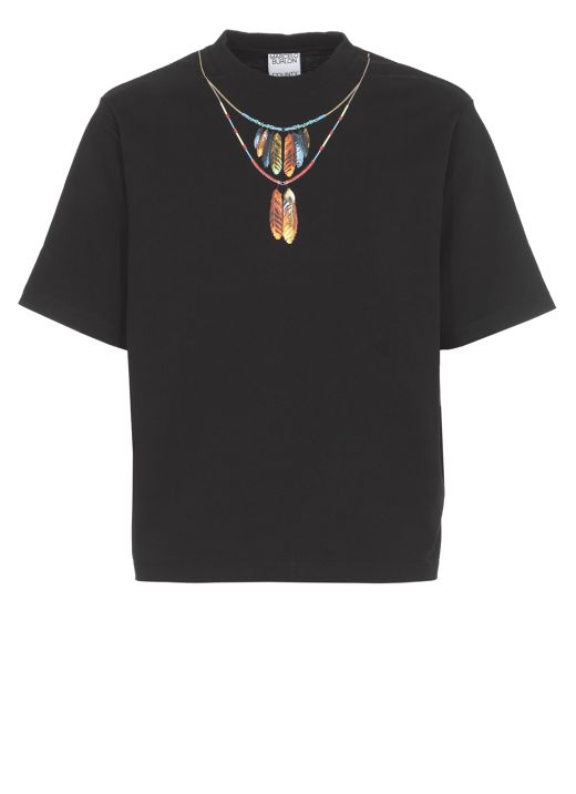 T-shirt Feathers Necklace