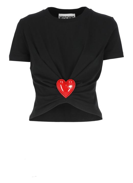 T-shirt cropped Inflatable Heart